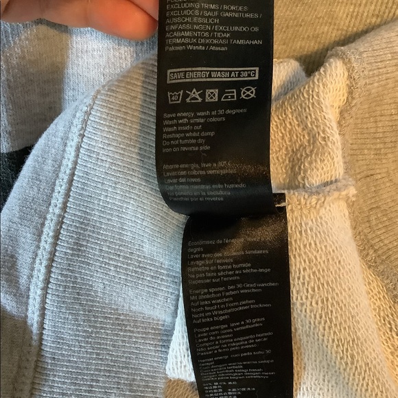 Ivy Park Logo Gray Crewneck Sweatshirt Small - Picture 4 of 6